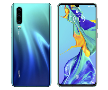Smartfon Huawei P30 128GB Aurora niebieski